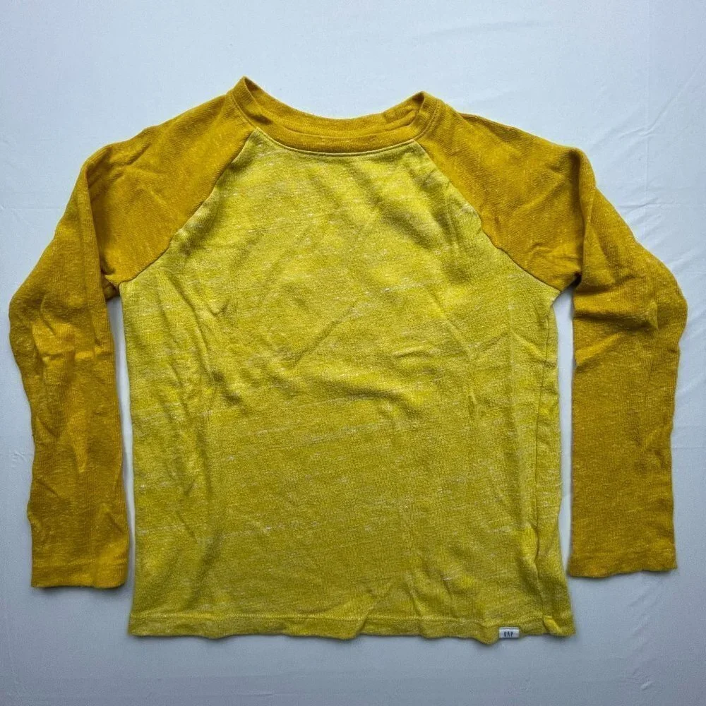 Gap Kids Boys Yellow Long sleeve shirt Medium (8-9)